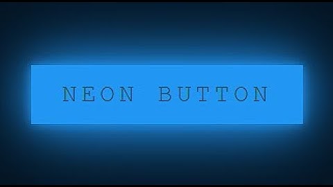 CSS Snake Border Neon Button Hover Animation