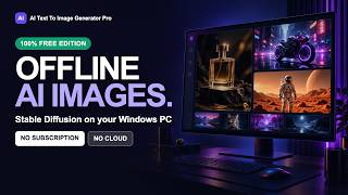 100% Free Offline AI Image Generator for Windows | Stable Diffusion on PC screenshot 5