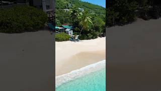 Tropical bliss 😌💗🏝️ #beautiful #inspiration #amazing #antigua #beach #drone #motivation