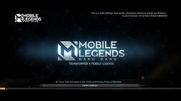 Loading screen MLBB X TRANSFORMERS