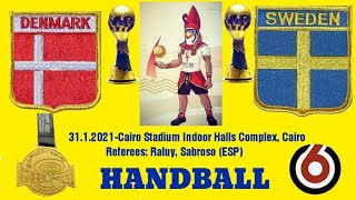 2021 world men's handball championship HANDBALL 2021 DENMARK  SWEDEEN SWERIGE FULL MATCH