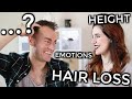 Insecurities Chat w/ Husband! (Hair Loss, Emotions, Muscles & More!) | Melanie Murphy & Thomas