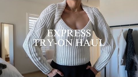 EXPRESS AUTUMN WINTER TRY ON HAUL 2022| Elegant Outfits | The Allure Edition