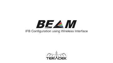Beam - Configuring IFB using Web UI