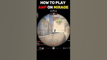 How to Play AWP on Mirage... #shorts #cs2