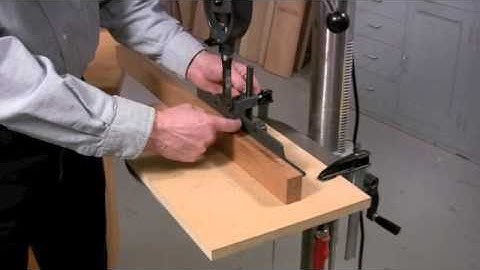 Drill Press Mortising