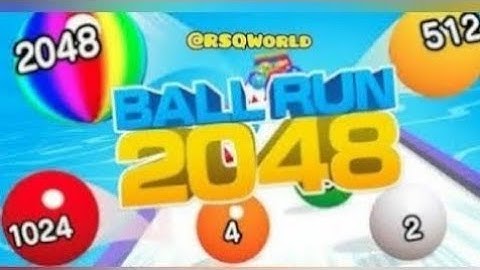 Ball Run 2048 game Infinity Mode 256 B gameplay
