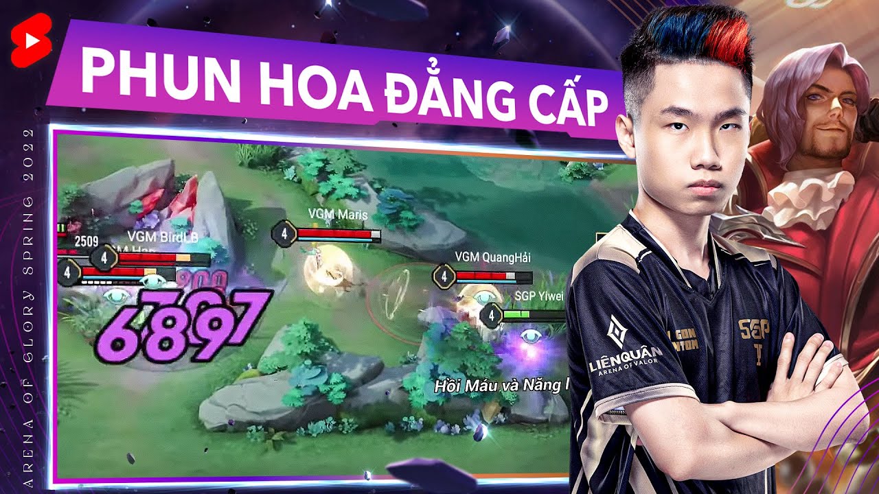 (#shorts) YIWEI PHUN HOA KHÔNG TRƯỢT PHÁT NÀO !!! | ĐTDV MÙA XUÂN 2022