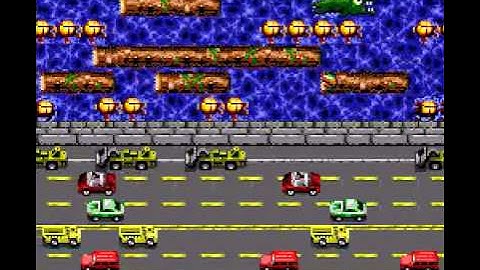 Frogger (SNES / Super Nintendo) - Vizzed.com GamePlay