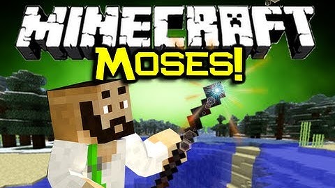 Minecraft MOSES MOD Spotlight - Control Oceans & Lava Lakes! (Minecraft Mod Showcase)