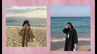 Poses at the beach