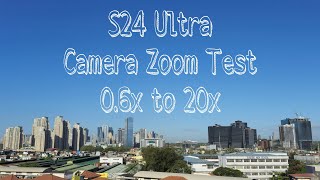 Samsung Galaxy S24 Ultra Camera Zoom Test (Screen Record)