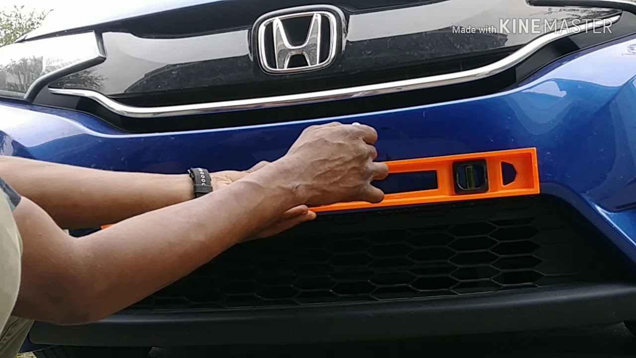 how-to-install-a-front-license-plate-bracket-youtube