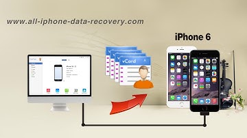 How to Import Contacts from vCard to iPhone 6/6S Plus/6 Plus, VCF Contacts to iPhone 6S