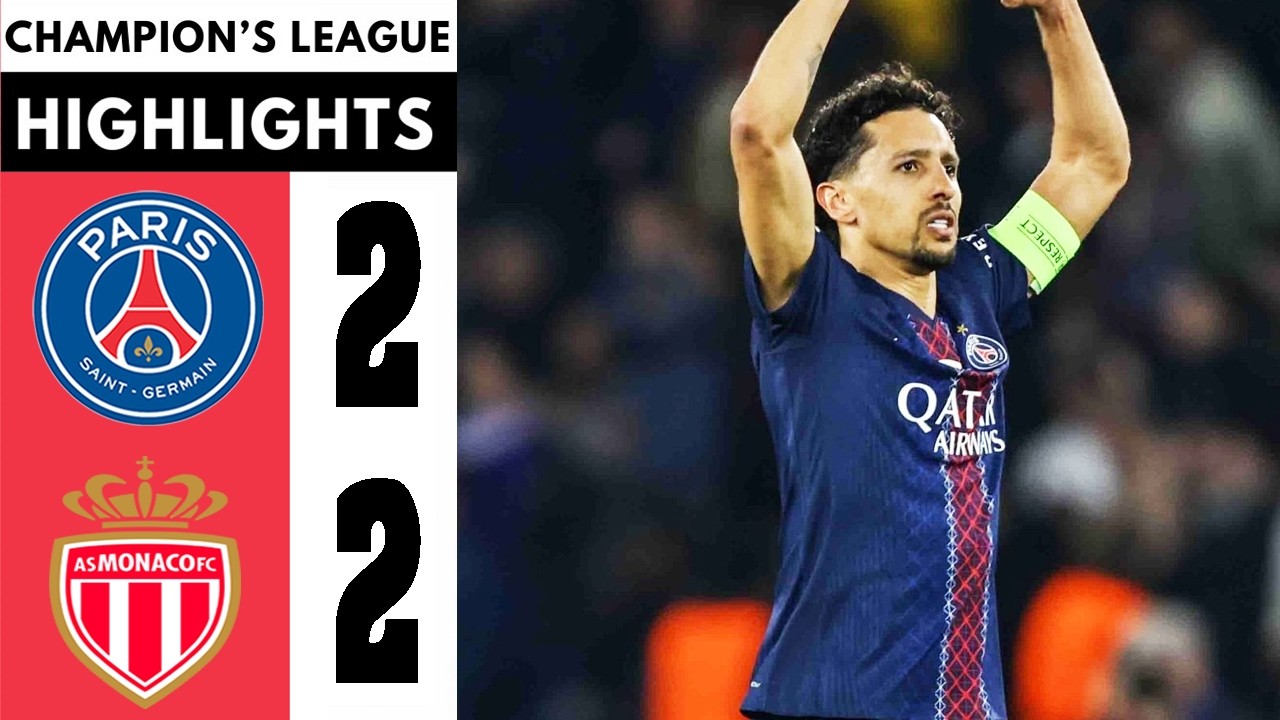 PSG vs Monaco 2-2 All Goals & Highlights 2026 | Khvicha Kvaratskhelia Goal