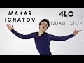Makar IGNATOV's QUAD LOOP (4Lo) | Russian Cup 2020 | Макар Игнатов Кубок России