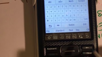 Using the Casio Classpad: Rearranging Equations