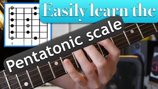Video thumbnail of "Fastest way to nail the pentatonic scale shapes 1 to 5"