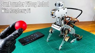 SunFounder PiDog with Raspberry Pi Zero | Raspberry Pi Robot Dog #sritu_hobby #raspberrypi #robotics