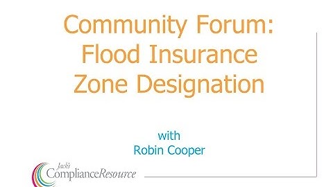 Flood Insurance Newly Mapped Procedure