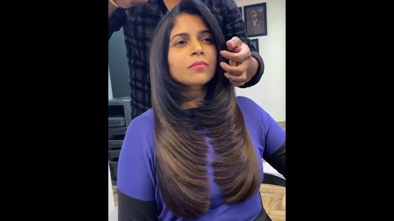 5 Million Views!! Face-Framing Layered Haircut For Women | Vurve Salon |  #Shorts | Hairstyle - Youtube