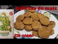 Galletas de maíz SIN HORNO || Fáciles y económicas