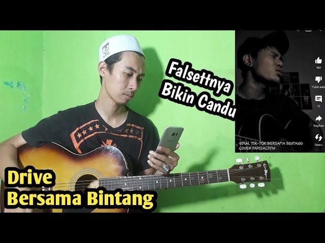 (TUTORIAL GITAR) DRIVE-BERSAMA BINTANG|NADA RENDAH|Lyrik dan kunci gitar mudah buat pemula class=