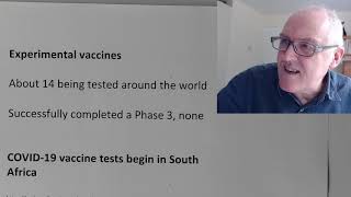Americas update and vaccine development