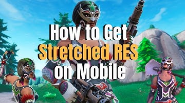 Fortnite Mobile STRETCHED RESOLUTION Tutorial (2020 WORKING)