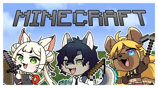 【Minecraft/コラボ】四角い世界のイカダ組 Part3【新人Vtuber】