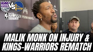 Malik Monk on his injury status, when he may be back and Kings-Warriors