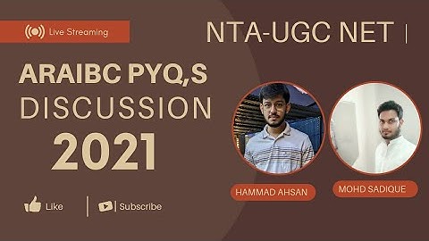 UGC NET Arabic PYQS | 2021-2004 | Detailed Explanation | PART 01| 2021|