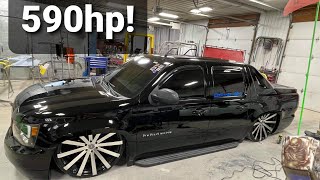 Turbocharged 2010 Chevy Avalanche | Turbo LS | Big Wheel | Dyno Review