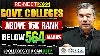 RE-NEET 2026 Top Govt. MBBS Colleges Above 15K Rank 📊 | RE-NEET 2026 Rank vs College | Medical360 screenshot 2