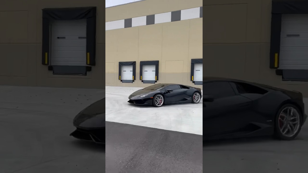 Huracan doing donuts 