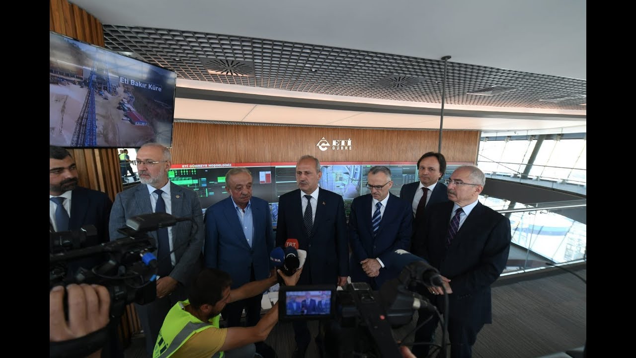 M. Cahit Turhan - Eti Bakır Mazıdağı Metal Geri Kazanım ve Entegre Gübre Tesislerini ziyaret etti