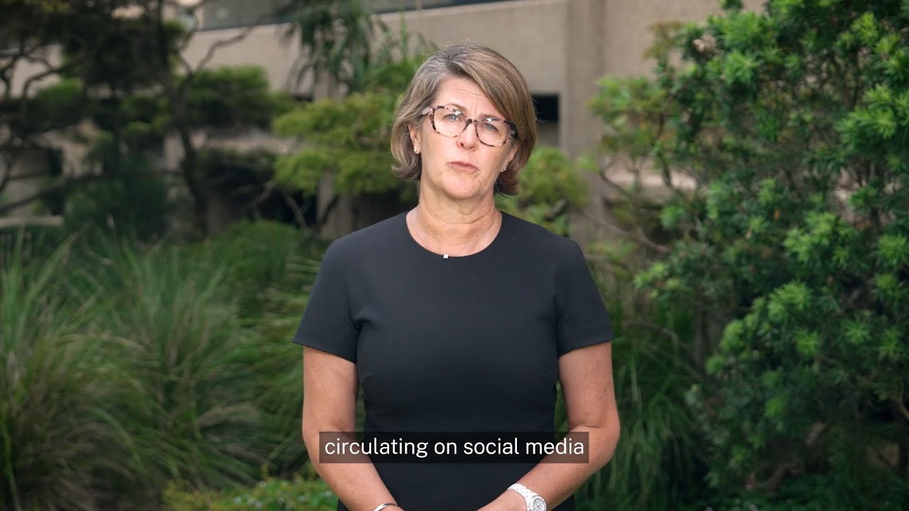 A message from NSW Health Secretary Susan Pearce