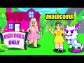 We Found A RICH GIRLS ONLY Server... We Went Undercover! (Roblox Adopt Me)