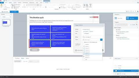 Articulate Storyline tutorial: Create a freeform multiple choice question slide