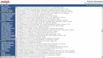How to Backup Avaya Modular Messaging