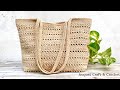  simple crochet tote bag very easy for beginners  august craft