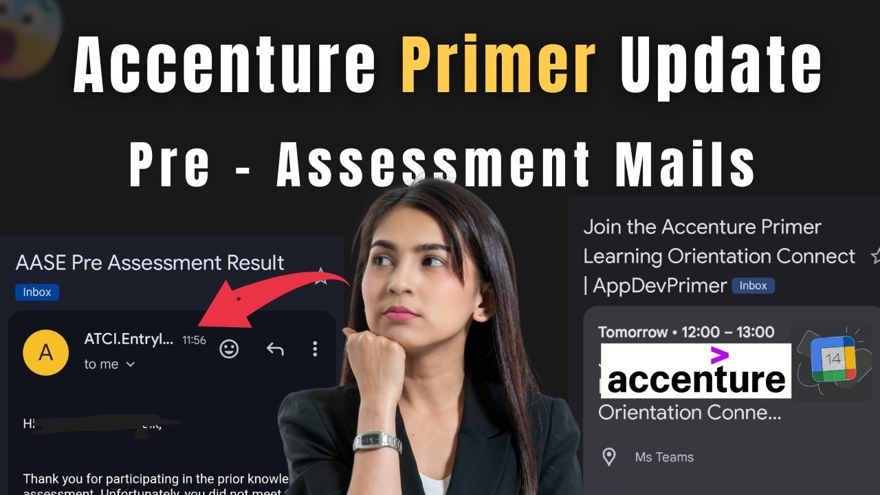 😱Shocking Update Accenture Pre Assessment Failed 😨- Rejection Mail OUT ...