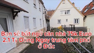  Căn Nhà Ở Đức Giá 75k Euro Bằng 2,1 tỷ Đồng Bên Trong Có Gì? #nghiệnmuanhà