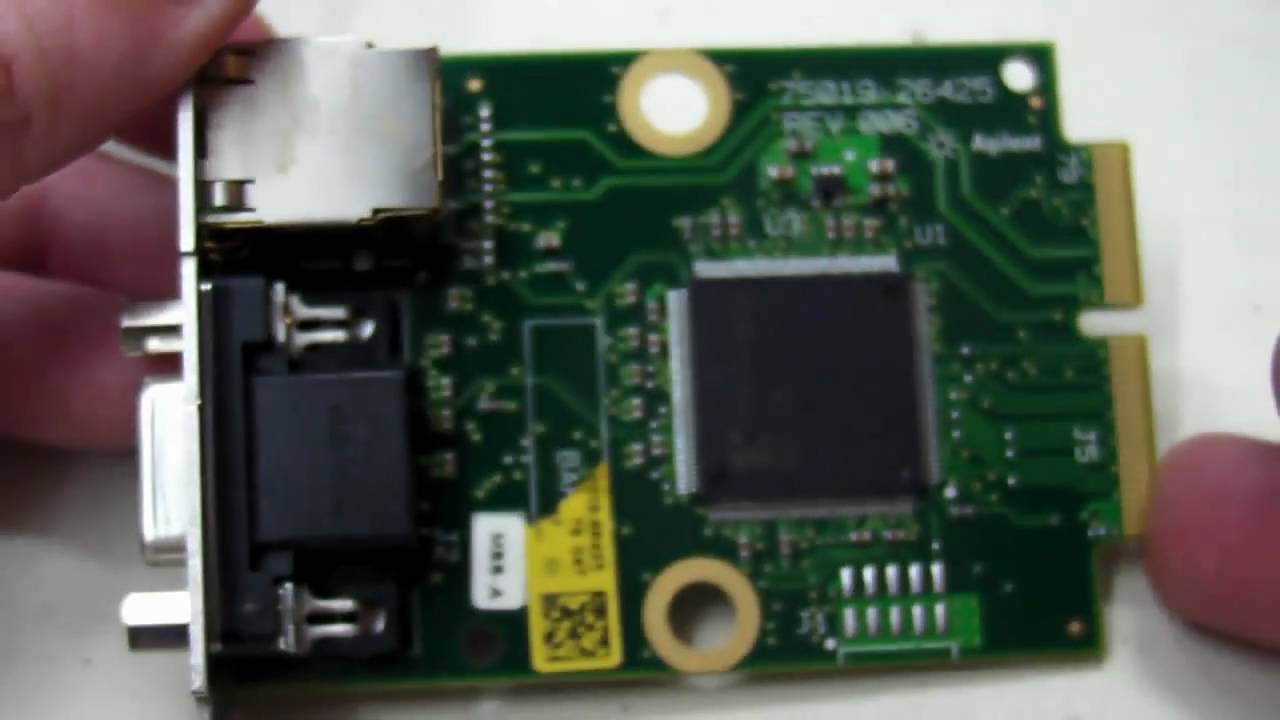 EEVblog #145 - Agilent LAN/VGA Module Teardown - YouTube