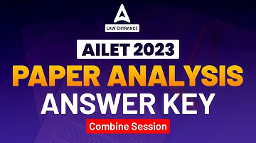 AILET 2023 Paper Analysis | AILET 2023 Paper Solution | AILET 2023 Answer Key