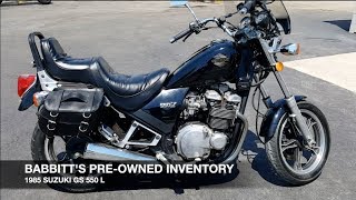 Babbitt's Pre-Owned | 1985 Suzuki GS 500 L