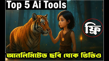 Top 5 Free AI Tools  | আনলিমিটেড ইমেজ থেকে ভিডিও তৈরী করুন । 100% Free -। Image to Video Generator |