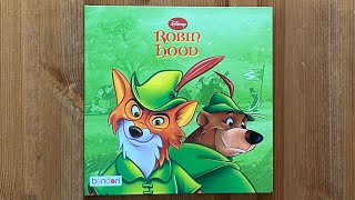 Ash reads Disney’s Robin Hood