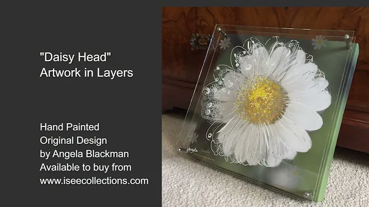 "Daisy Head" 3D Artwork by Angela Blackman