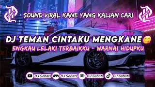 DJ SEBATS RMX!! DJ TEMAN CINTAKU • ENGKAU LELAKI TERBAIKKU KANE || FYP VIRAL TIKTOK 2023